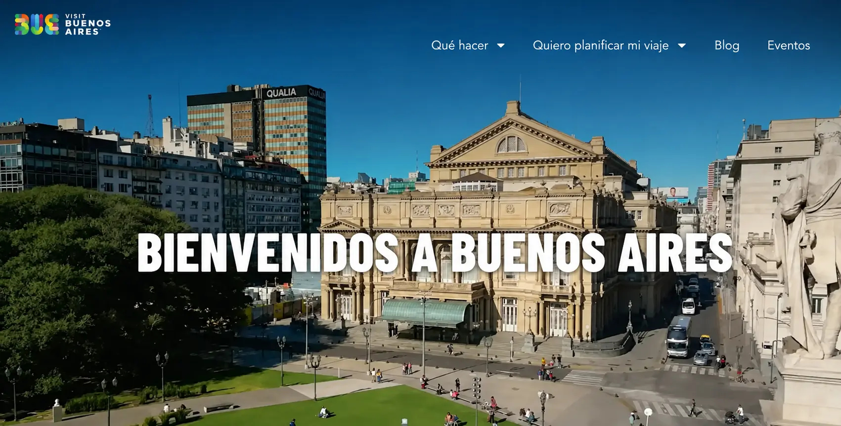Imagen de fondo del próximo proyecto a visualizar: VISIT BUENOS AIRES